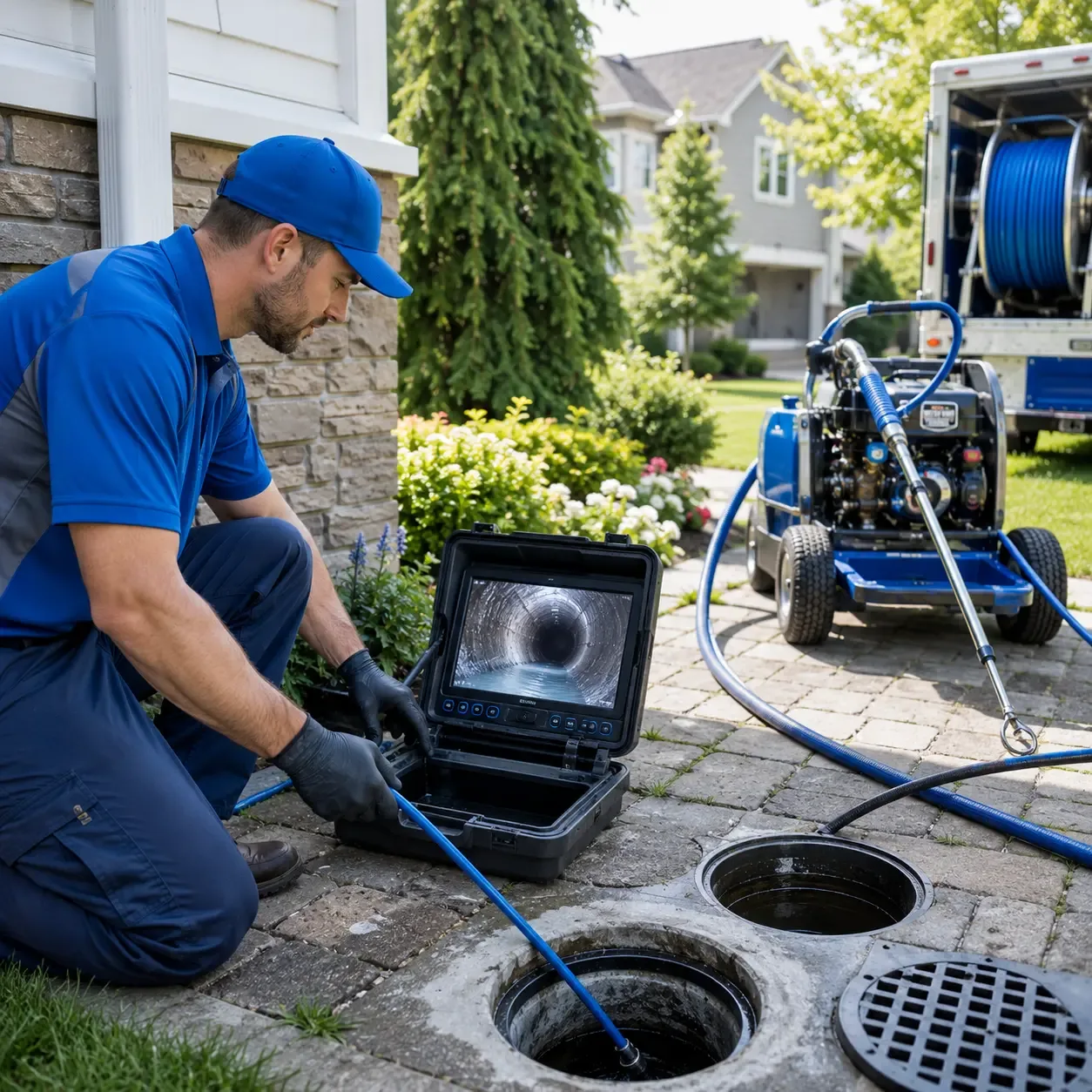 Outdoor drain cleaning professionals serving Blackshear, GA